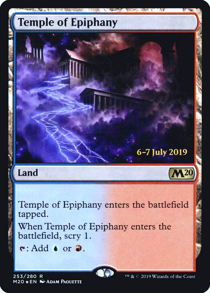 Temple of Epiphany  [Core Set 2020 Prerelease Promos] | PLUS EV GAMES 