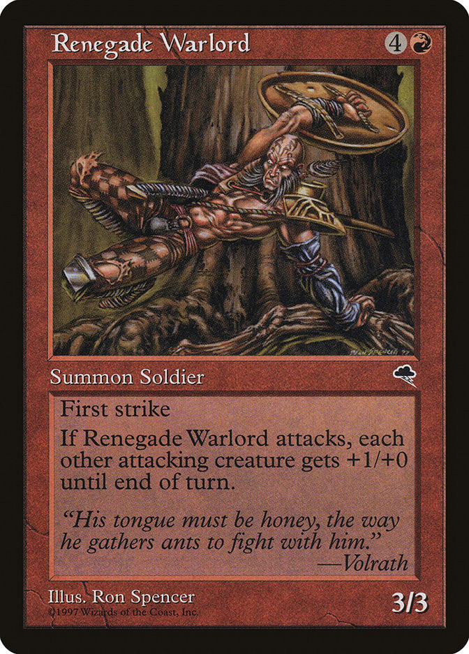 Renegade Warlord [Tempest] | PLUS EV GAMES 