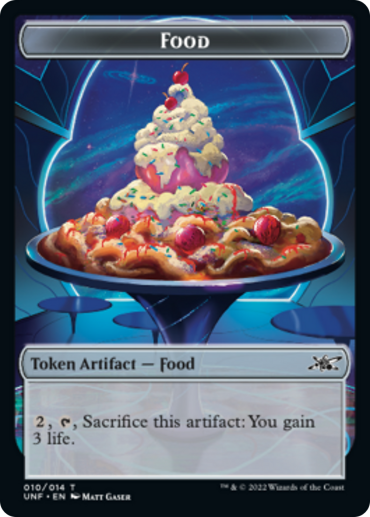 Teddy Bear // Food (010) Double-sided Token [Unfinity Tokens] | PLUS EV GAMES 