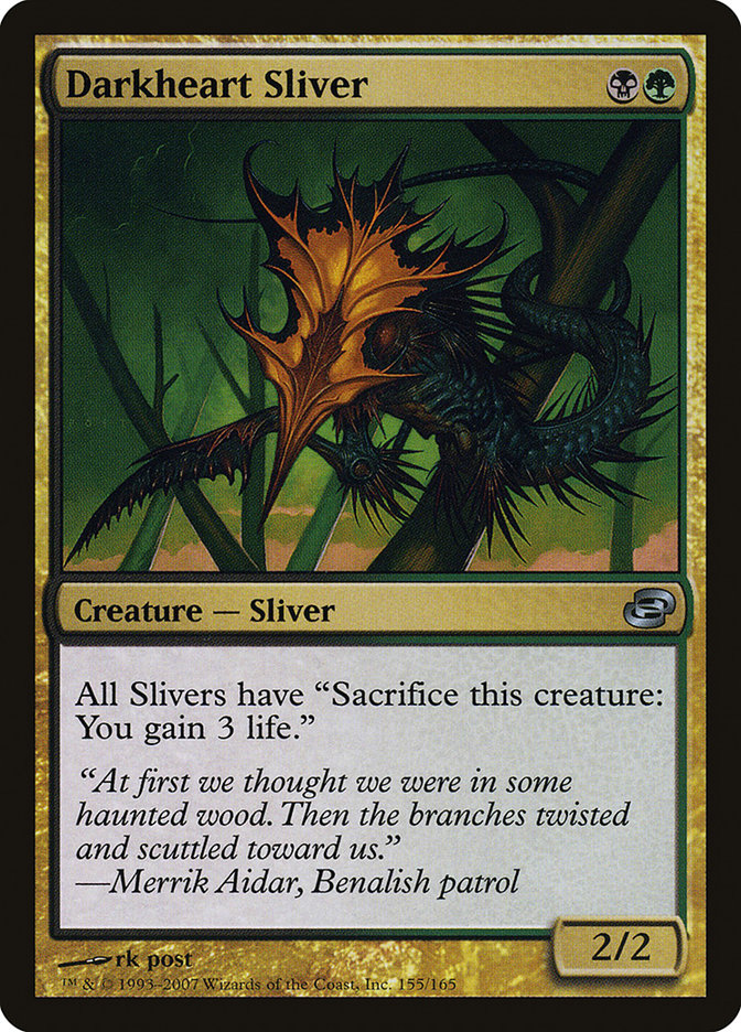 Darkheart Sliver [Planar Chaos] | PLUS EV GAMES 