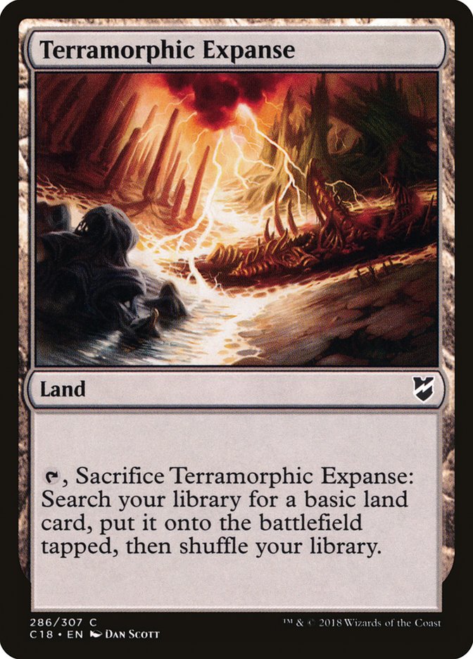Terramorphic Expanse [Commander 2018] | PLUS EV GAMES 