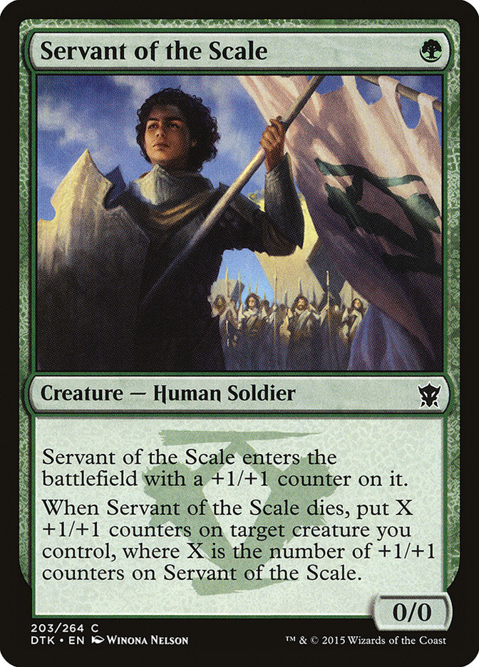 Servant of the Scale [Dragons of Tarkir] | PLUS EV GAMES 