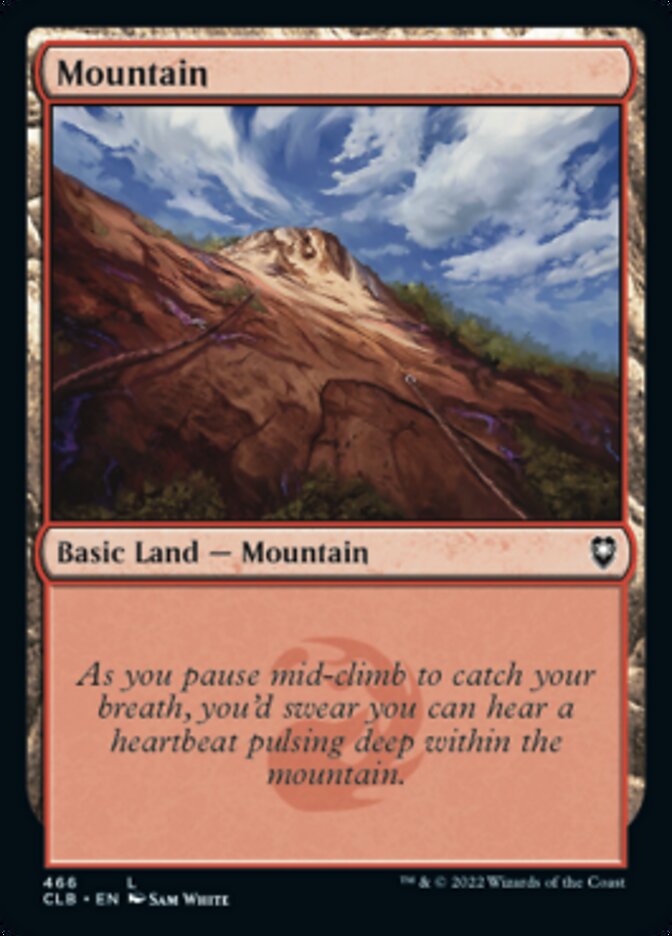 Mountain (466) [Commander Legends: Battle for Baldur's Gate] | PLUS EV GAMES 