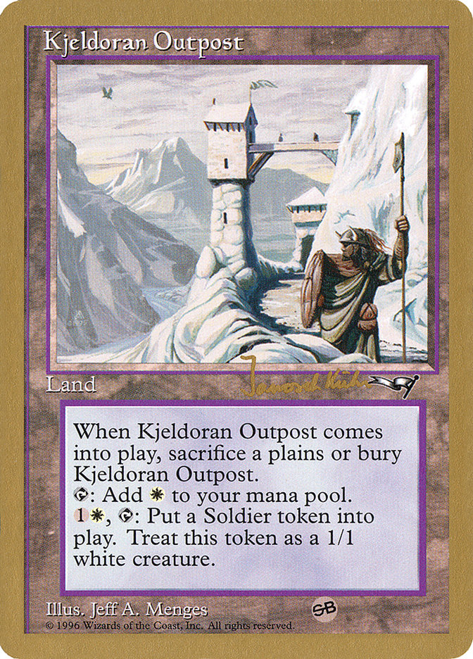 Kjeldoran Outpost (Janosch Kuhn) [World Championship Decks 1997] | PLUS EV GAMES 