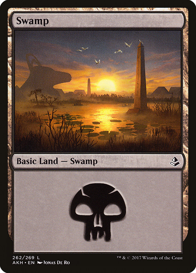 Swamp (262) [Amonkhet] | PLUS EV GAMES 
