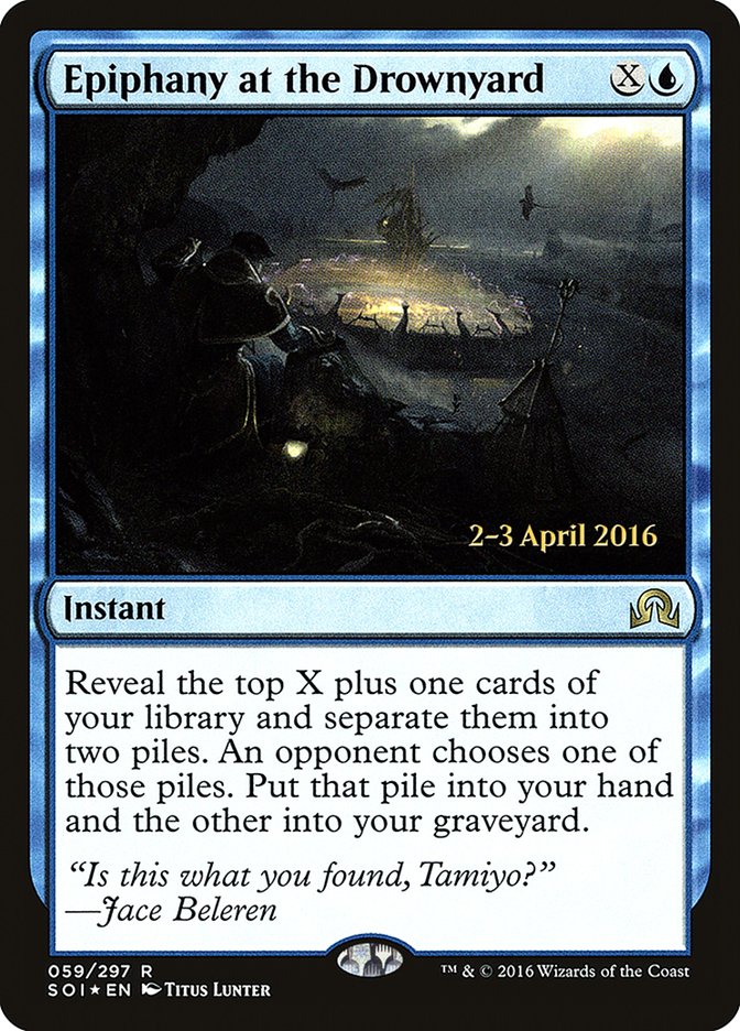 Epiphany at the Drownyard [Shadows over Innistrad Prerelease Promos] | PLUS EV GAMES 