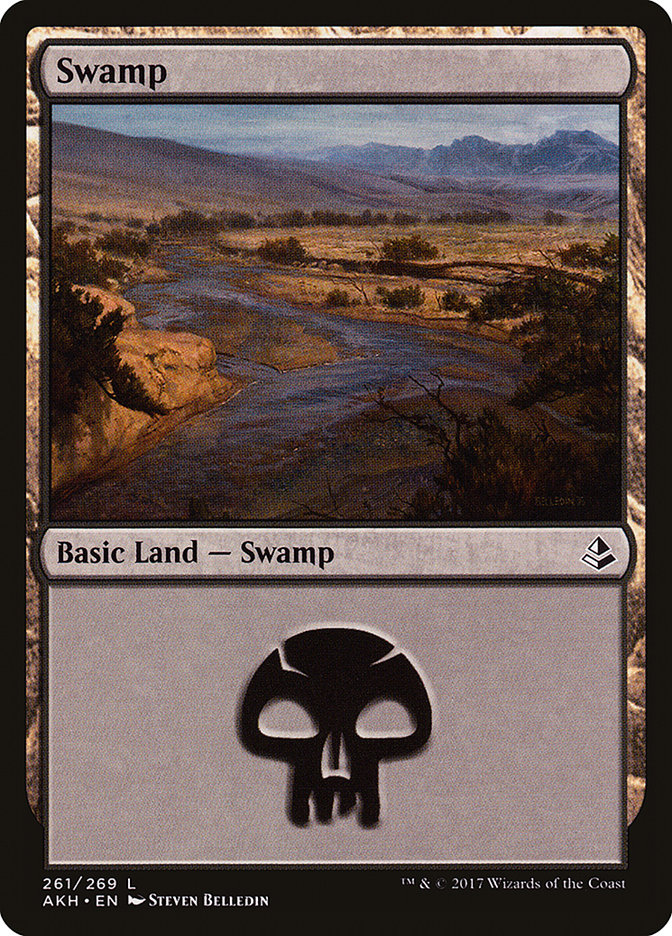 Swamp (261) [Amonkhet] | PLUS EV GAMES 