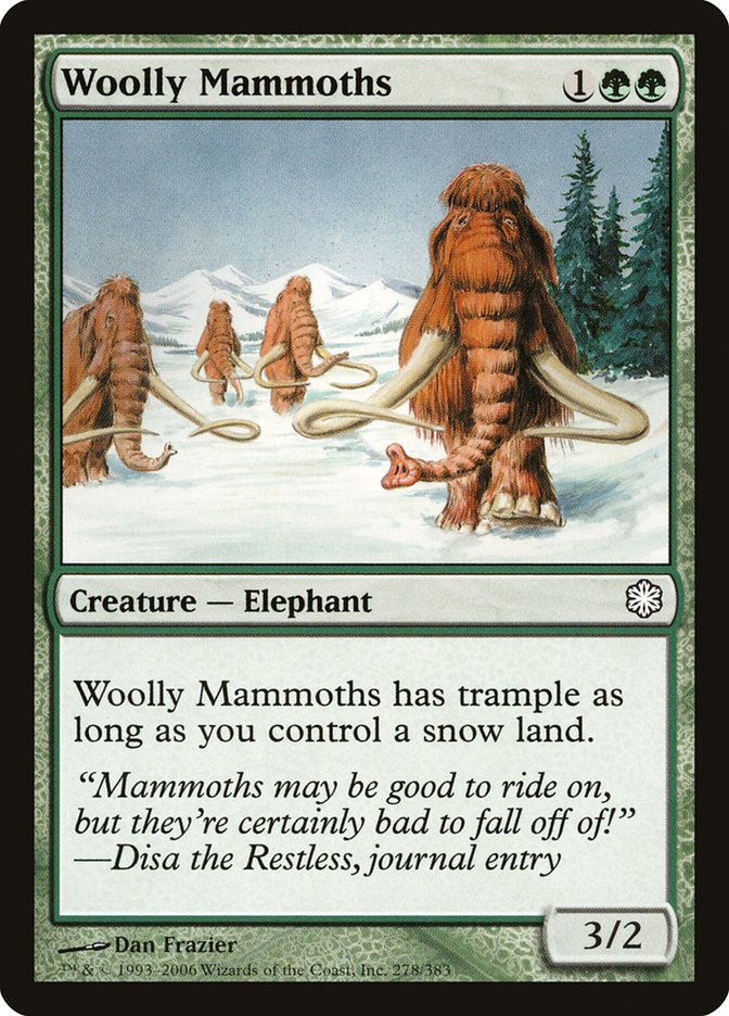 Woolly Mammoths [Coldsnap Theme Decks] | PLUS EV GAMES 