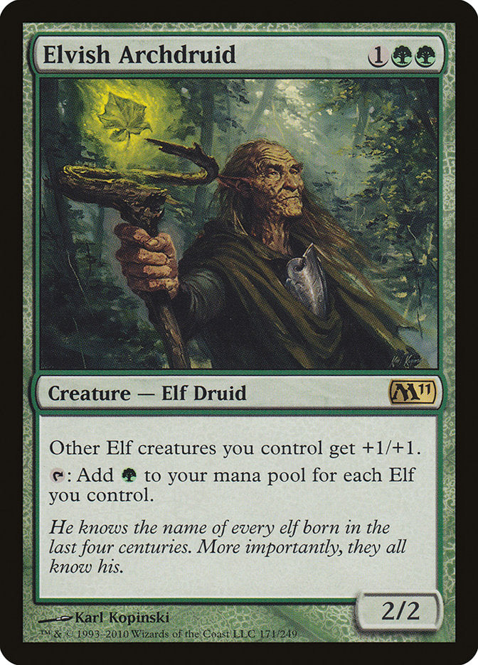 Elvish Archdruid [Magic 2011] | PLUS EV GAMES 