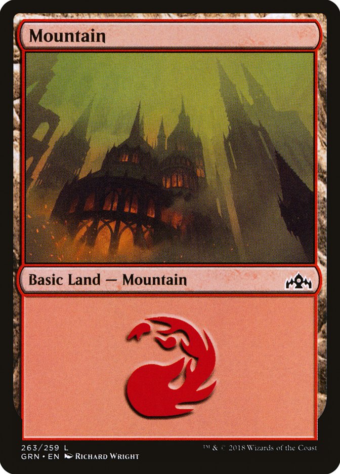 Mountain (263) [Guilds of Ravnica] | PLUS EV GAMES 