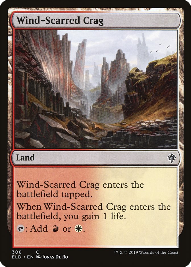 Wind-Scarred Crag [Throne of Eldraine] | PLUS EV GAMES 