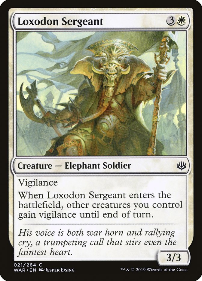 Loxodon Sergeant [War of the Spark] | PLUS EV GAMES 