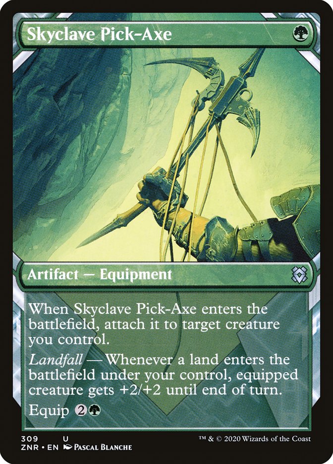 Skyclave Pick-Axe (Showcase) [Zendikar Rising Extended Art] | PLUS EV GAMES 