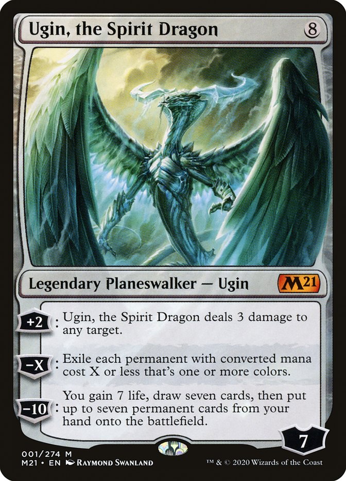 Ugin, the Spirit Dragon [Core Set 2021] | PLUS EV GAMES 