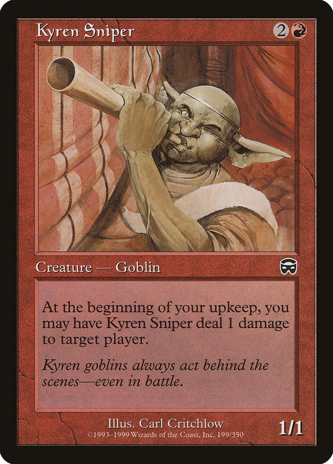 Kyren Sniper [Mercadian Masques] | PLUS EV GAMES 