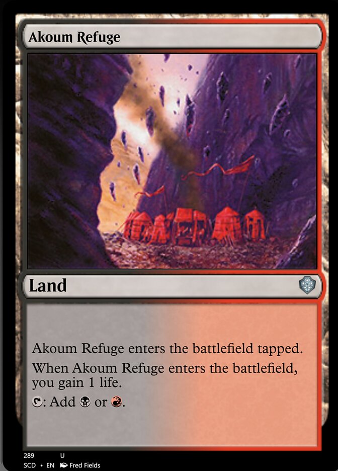 Akoum Refuge [Starter Commander Decks] | PLUS EV GAMES 