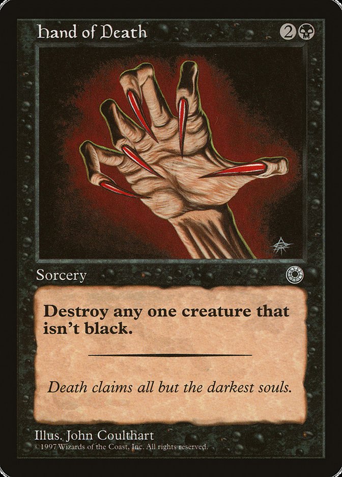 Hand of Death (Without Creature Color Explanation) [Portal] | PLUS EV GAMES 