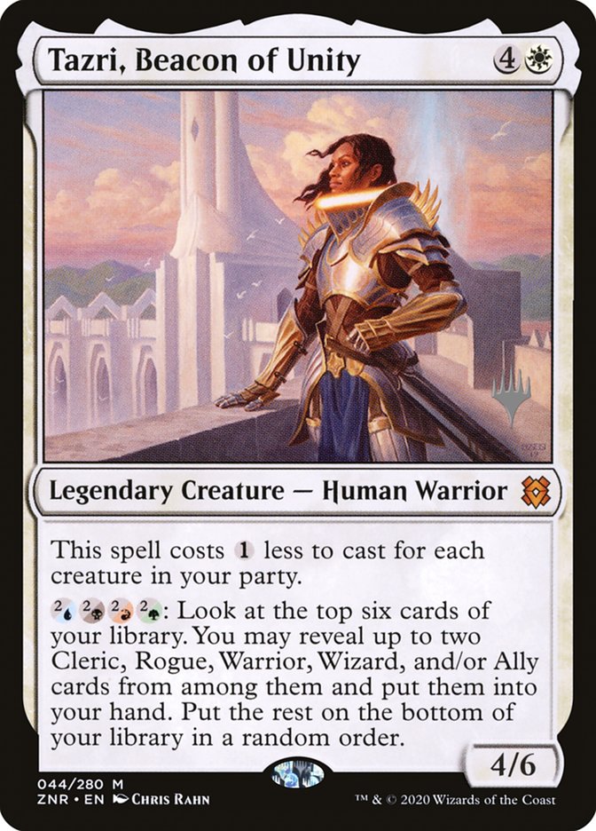 Tazri, Beacon of Unity (Promo Pack) [Zendikar Rising Promos] | PLUS EV GAMES 