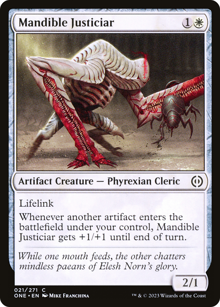 Mandible Justiciar [Phyrexia: All Will Be One] | PLUS EV GAMES 
