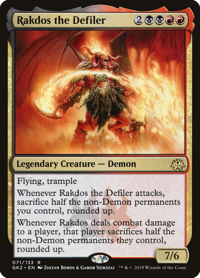 Rakdos the Defiler [Ravnica Allegiance Guild Kit] | PLUS EV GAMES 