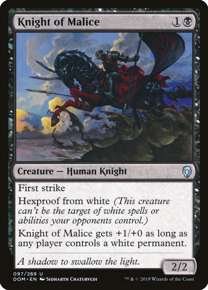 Knight of Malice [Dominaria] | PLUS EV GAMES 