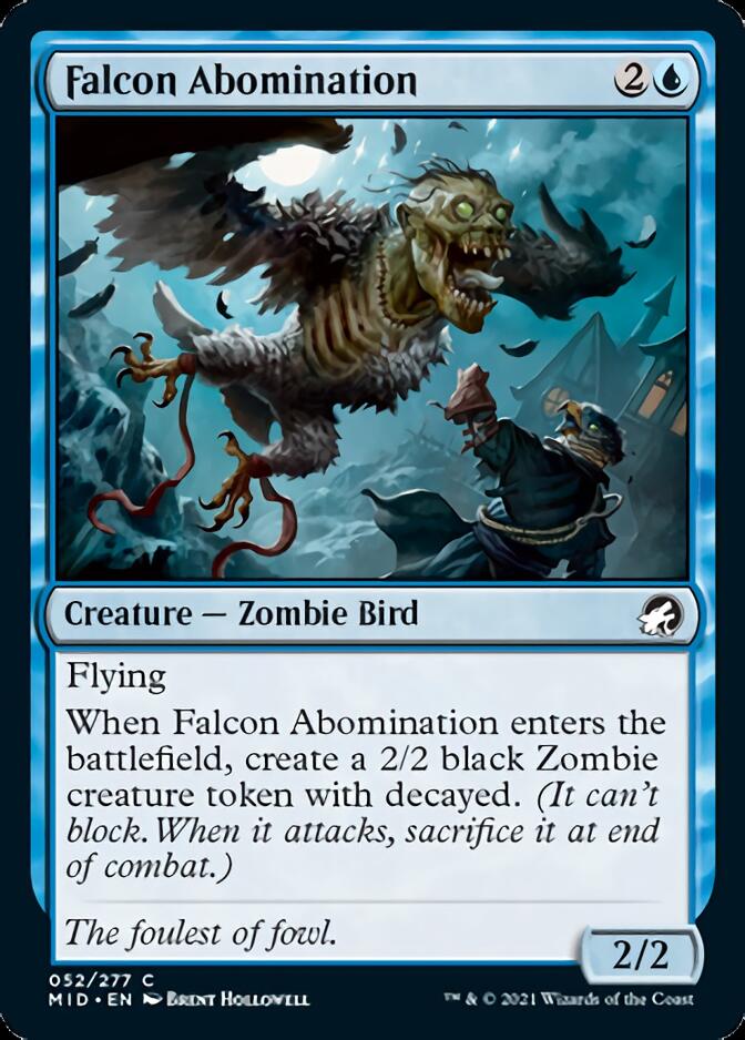 Falcon Abomination [Innistrad: Midnight Hunt] | PLUS EV GAMES 