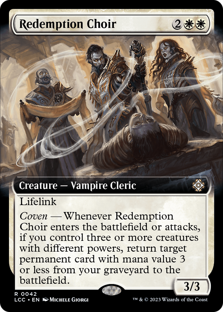 Redemption Choir (Extended Art) [The Lost Caverns of Ixalan Commander] | PLUS EV GAMES 