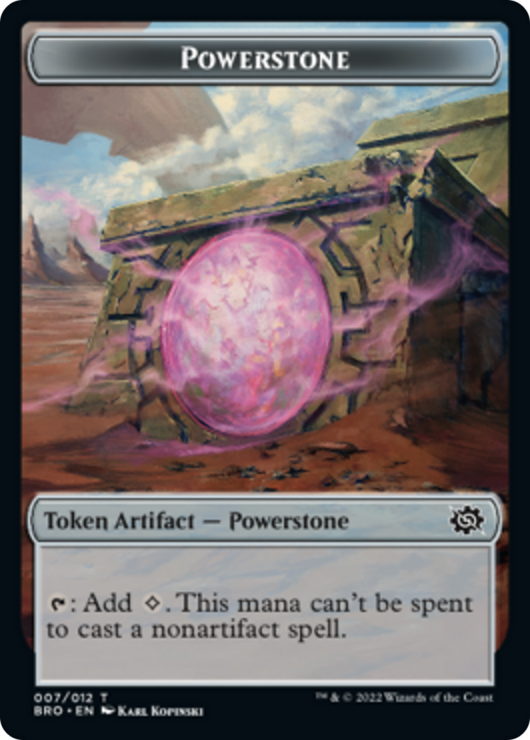 Powerstone Token [The Brothers' War Tokens] | PLUS EV GAMES 