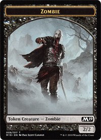 Zombie // Goblin Double-sided Token (Game Night) [Core Set 2019 Tokens] | PLUS EV GAMES 