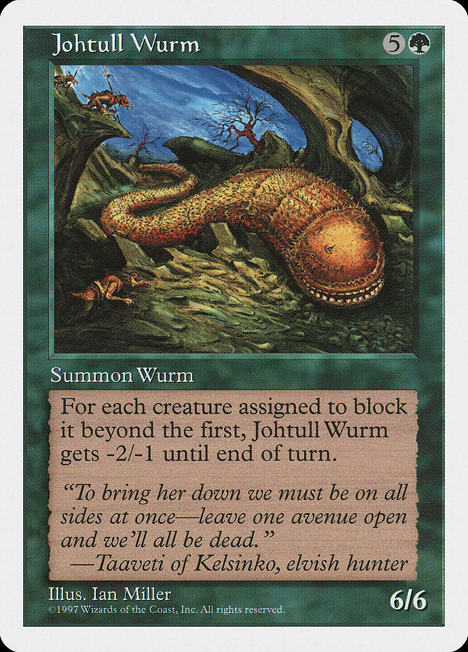 Johtull Wurm [Fifth Edition] | PLUS EV GAMES 