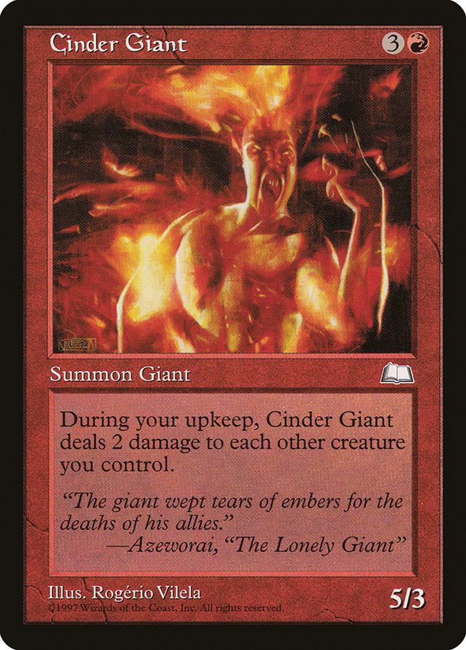 Cinder Giant [Weatherlight] | PLUS EV GAMES 