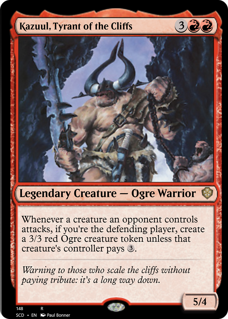 Kazuul, Tyrant of the Cliffs [Starter Commander Decks] | PLUS EV GAMES 