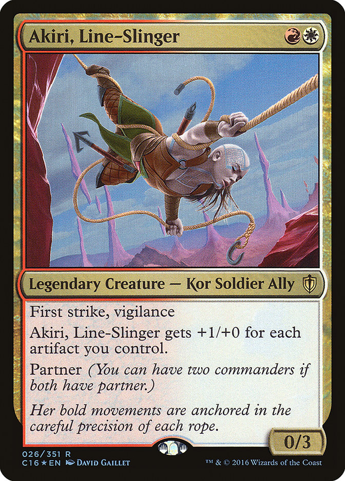 Akiri, Line-Slinger [Commander 2016] | PLUS EV GAMES 