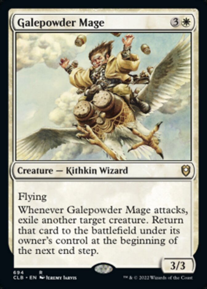 Galepowder Mage [Commander Legends: Battle for Baldur's Gate] | PLUS EV GAMES 