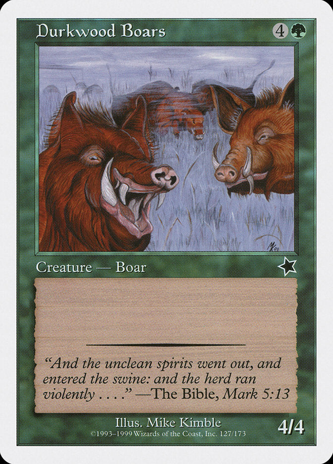 Durkwood Boars [Starter 1999] | PLUS EV GAMES 