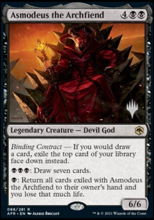 Asmodeus the Archfiend (Promo Pack) [Dungeons & Dragons: Adventures in the Forgotten Realms Promos] | PLUS EV GAMES 