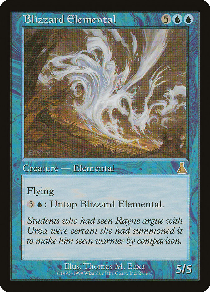 Blizzard Elemental [Urza's Destiny] | PLUS EV GAMES 