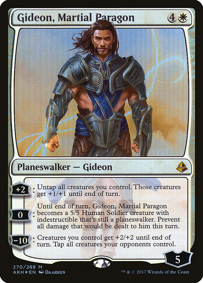Gideon, Martial Paragon [Amonkhet] | PLUS EV GAMES 