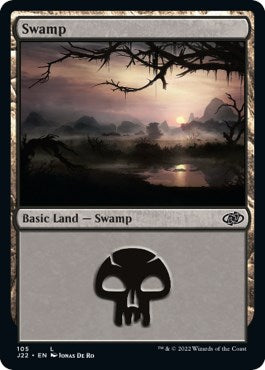 Swamp (105) [Jumpstart 2022] | PLUS EV GAMES 