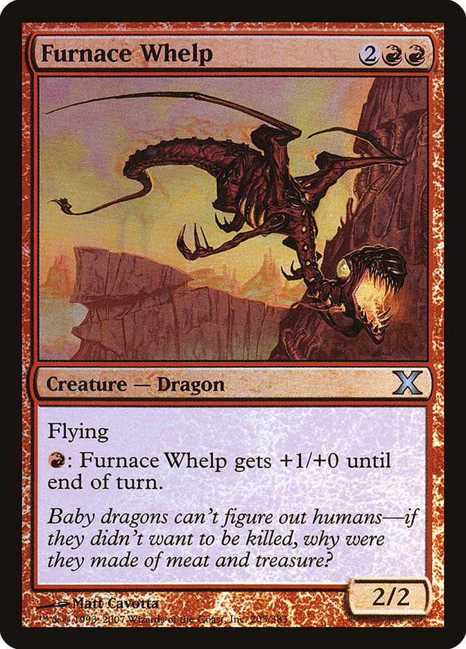 Furnace Whelp (Premium Foil) [Tenth Edition] | PLUS EV GAMES 