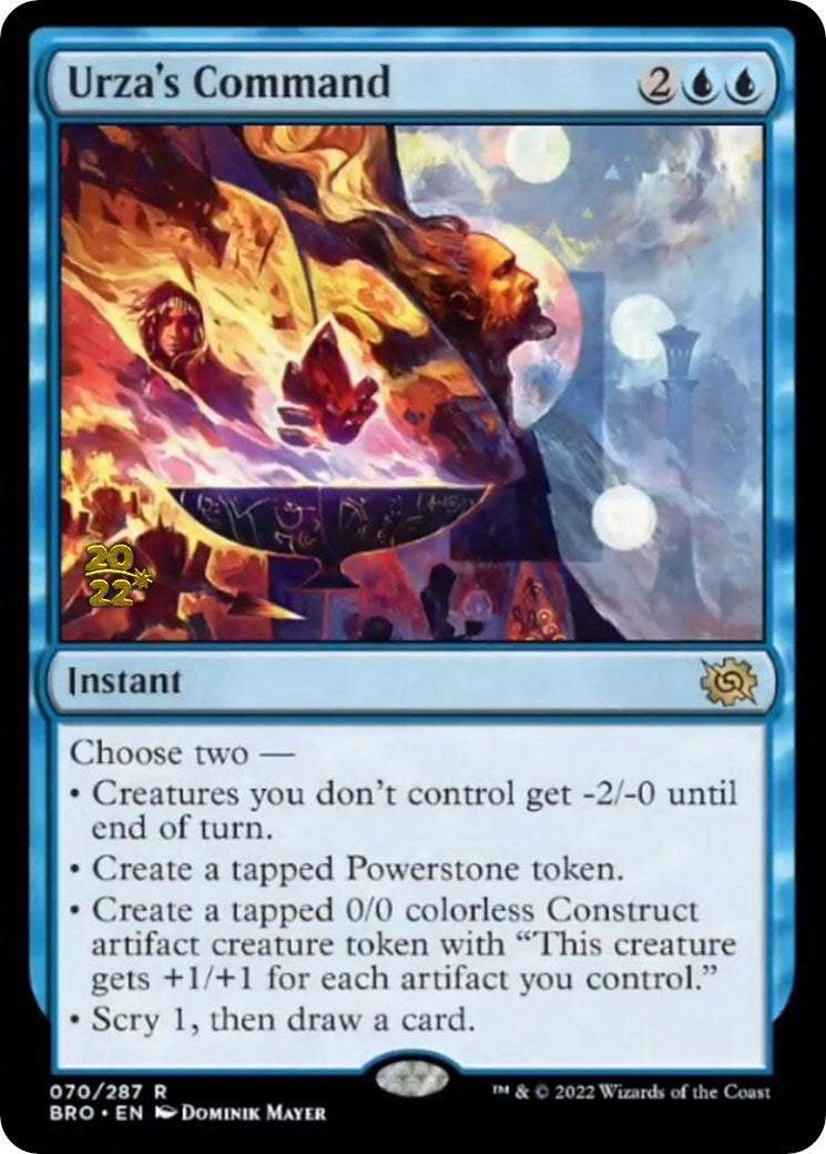 Urza's Command [The Brothers' War: Prerelease Promos] | PLUS EV GAMES 