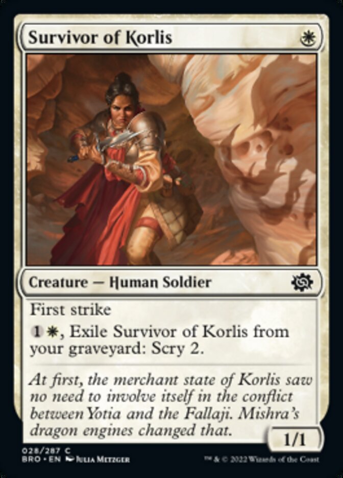 Survivor of Korlis [The Brothers' War] | PLUS EV GAMES 