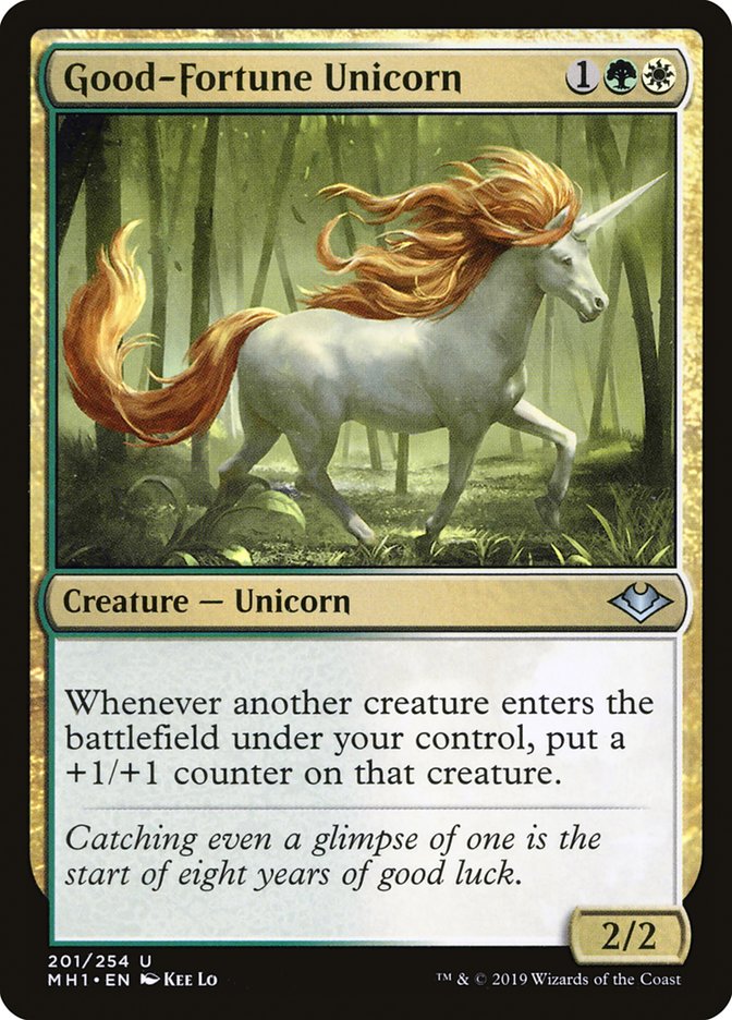 Good-Fortune Unicorn [Modern Horizons] | PLUS EV GAMES 
