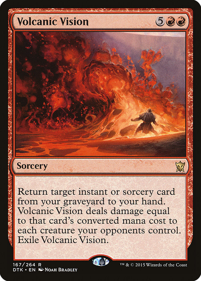 Volcanic Vision [Dragons of Tarkir] | PLUS EV GAMES 