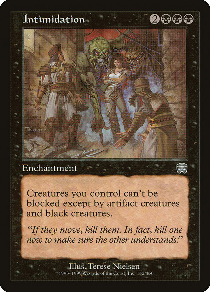 Intimidation [Mercadian Masques] | PLUS EV GAMES 