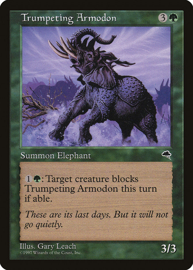 Trumpeting Armodon [Tempest] | PLUS EV GAMES 