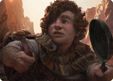 Sam, Loyal Attendant Art Card [The Lord of the Rings: Tales of Middle-earth Art Series] | PLUS EV GAMES 