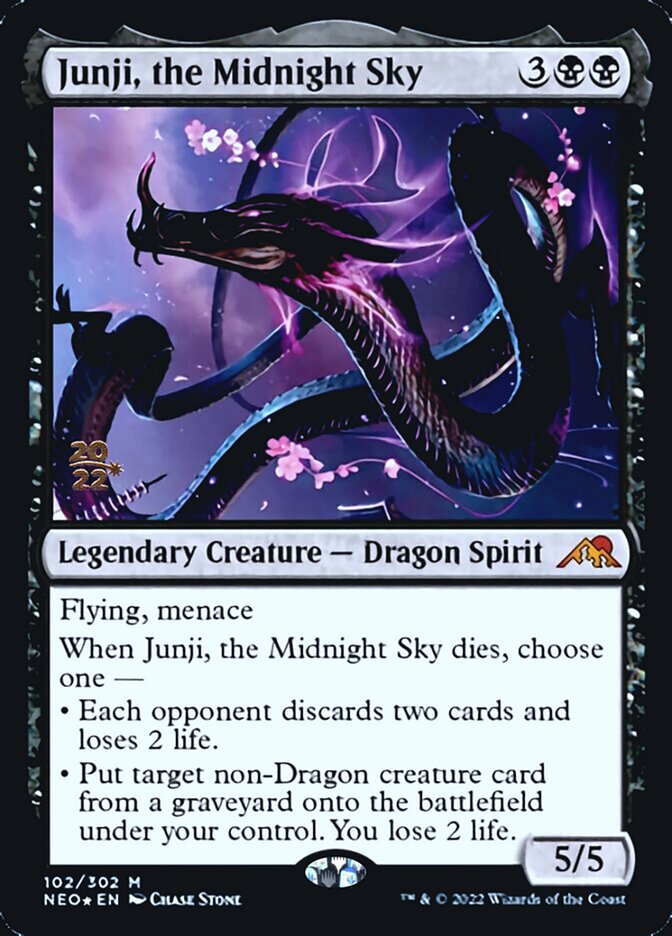 Junji, the Midnight Sky [Kamigawa: Neon Dynasty Prerelease Promos] | PLUS EV GAMES 