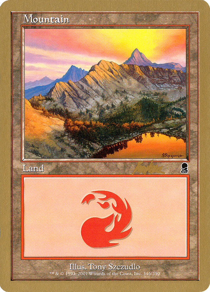 Mountain (bk346) (Brian Kibler) [World Championship Decks 2002] | PLUS EV GAMES 