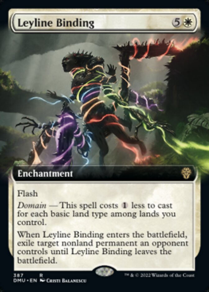 Leyline Binding (Extended Art) [Dominaria United] | PLUS EV GAMES 